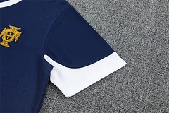 2025-26 Portugal Royal Blue Short Sleeve Training Jersey view 9