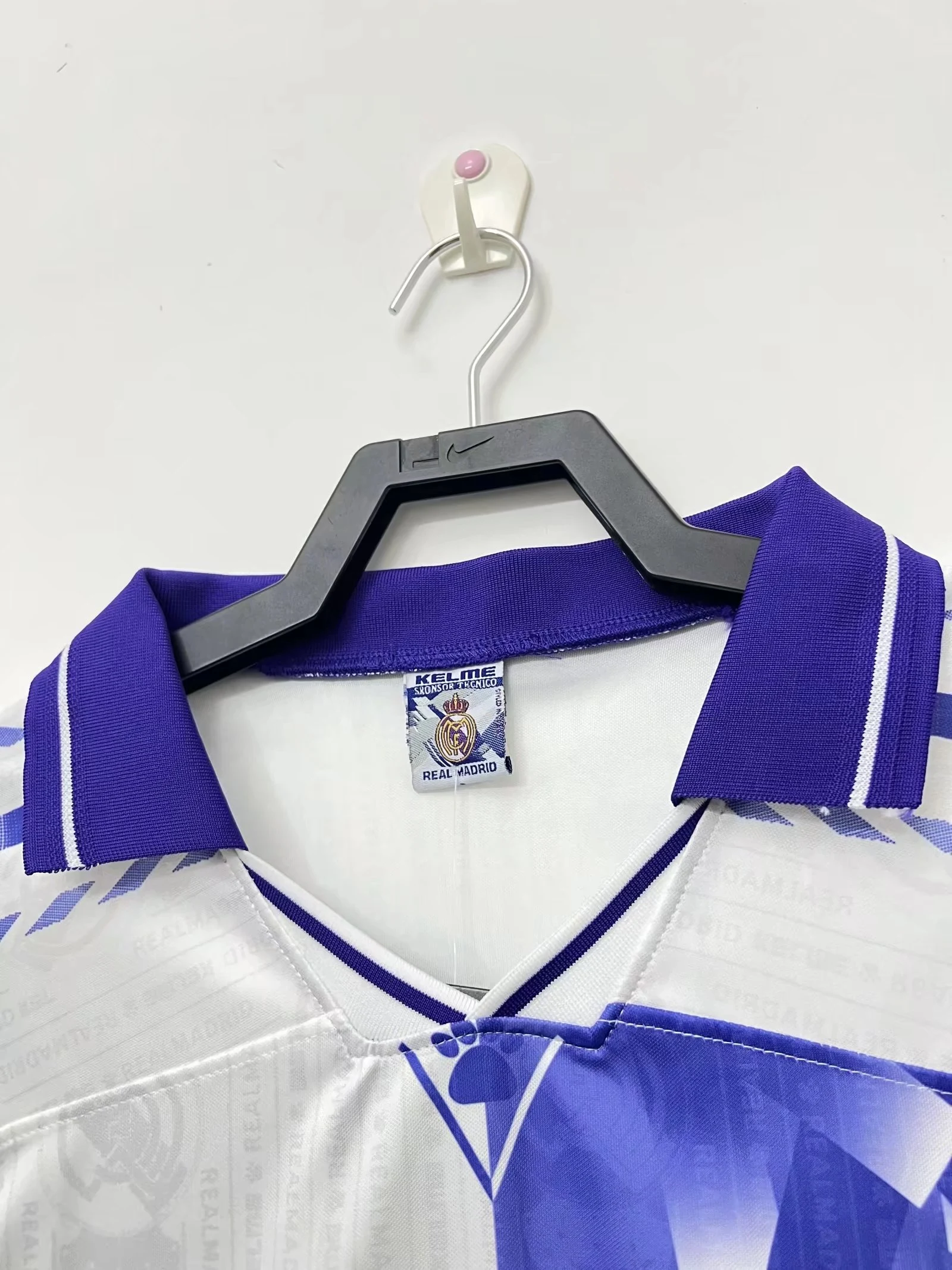 1996-97 Real Madrid Second Away Retro Jersey view 8