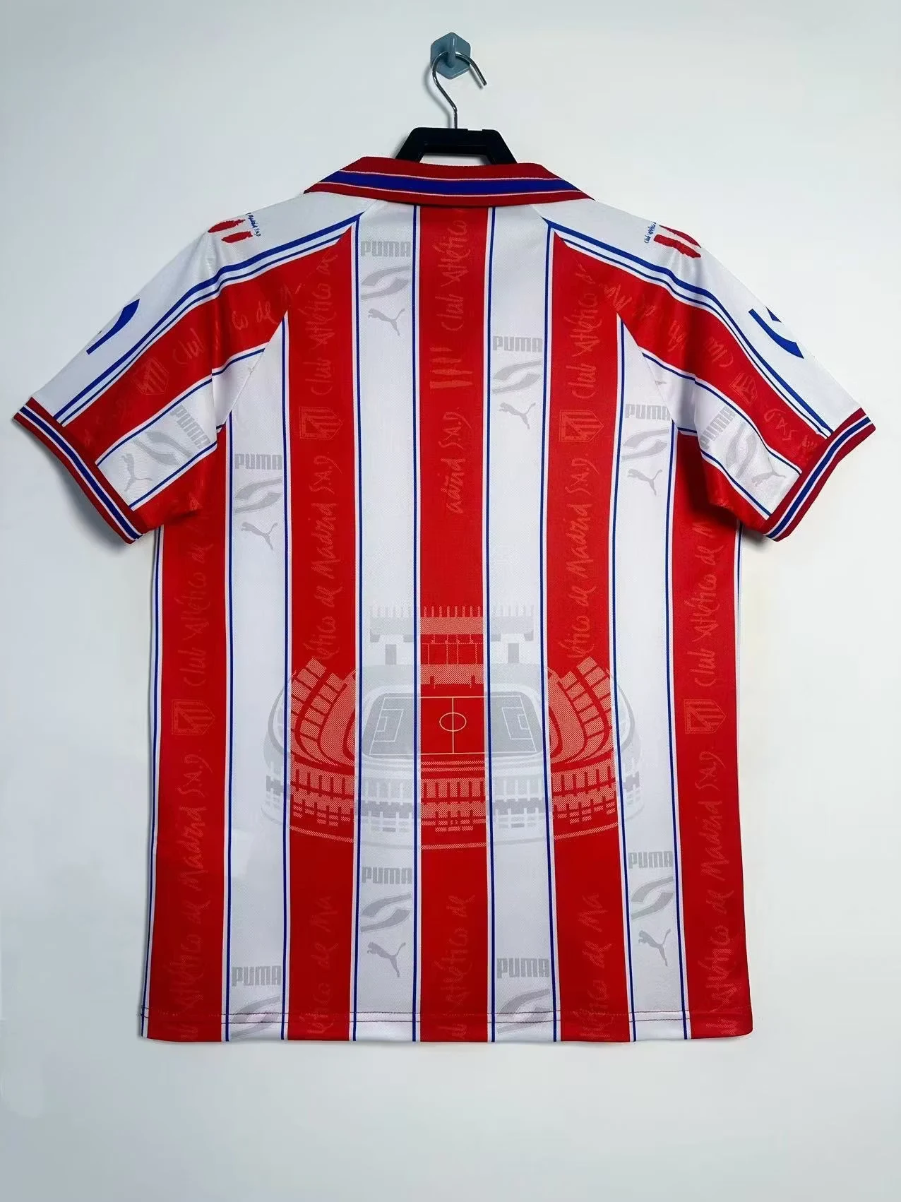 1996-97 Atlético Madrid Retro Home Jersey view 2