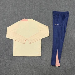 2025-26 Barcelona Beige Half-Pull Training Jersey view 14