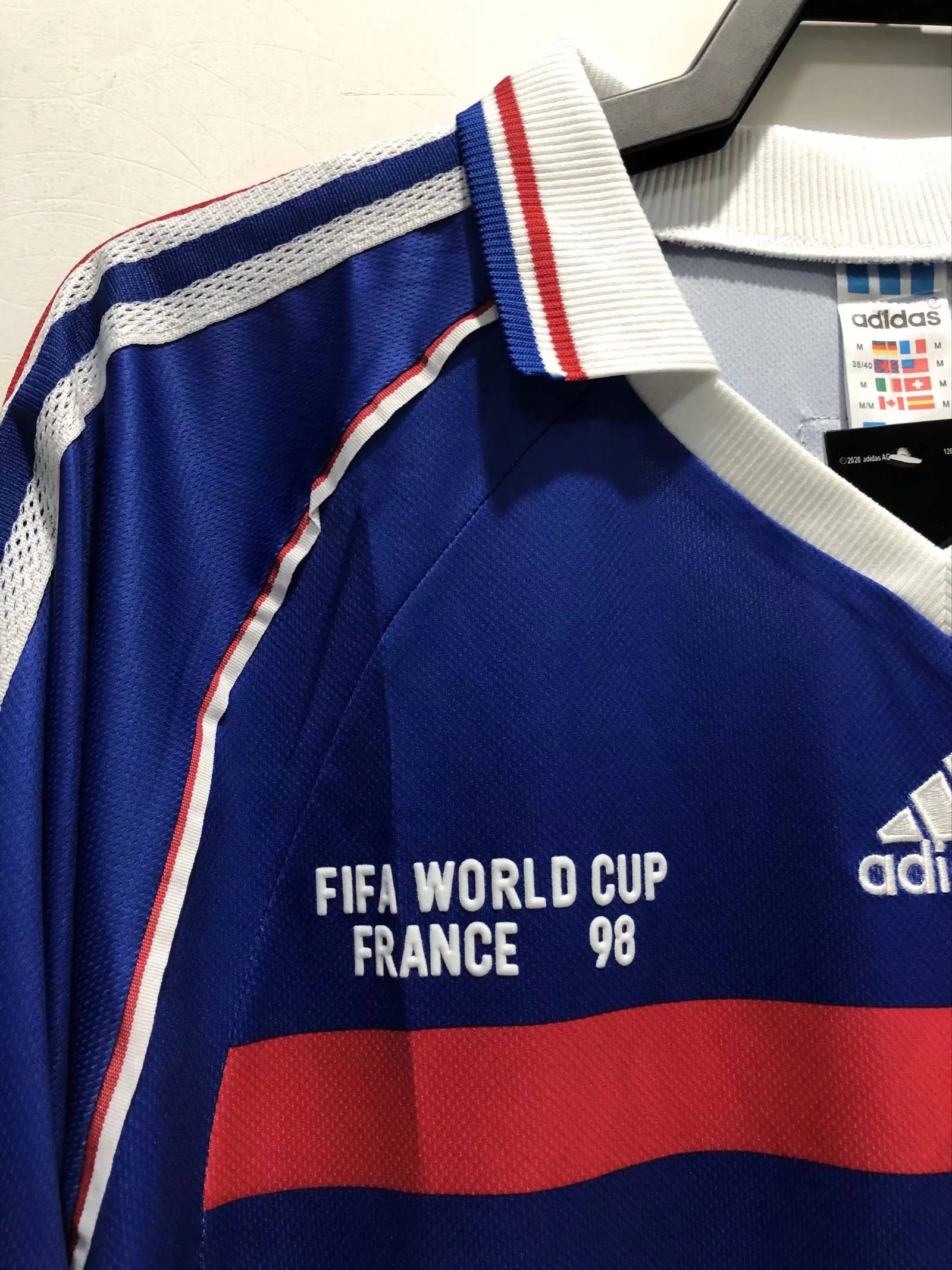 1998 France Home Long Sleeve Retro Jersey view 10
