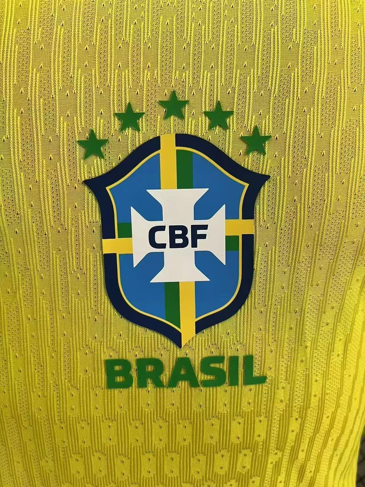 2025-26 Brazil Home Long-Sleeve Jersey – Player Version view 4