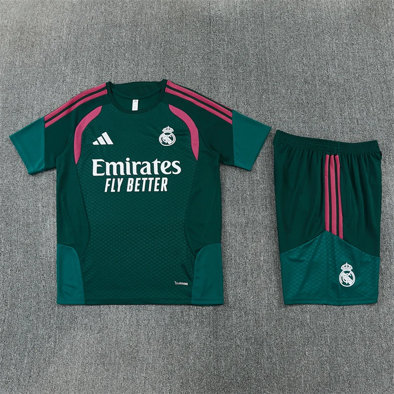 2026-27 Real Madrid Dark Green Short-Sleeve Training Jersey view 11