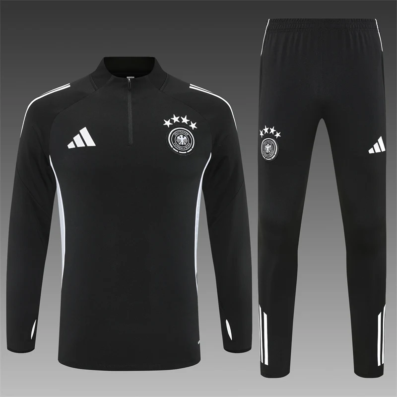 2026-27 Germany Black Half-Zip Training Jersey view 3