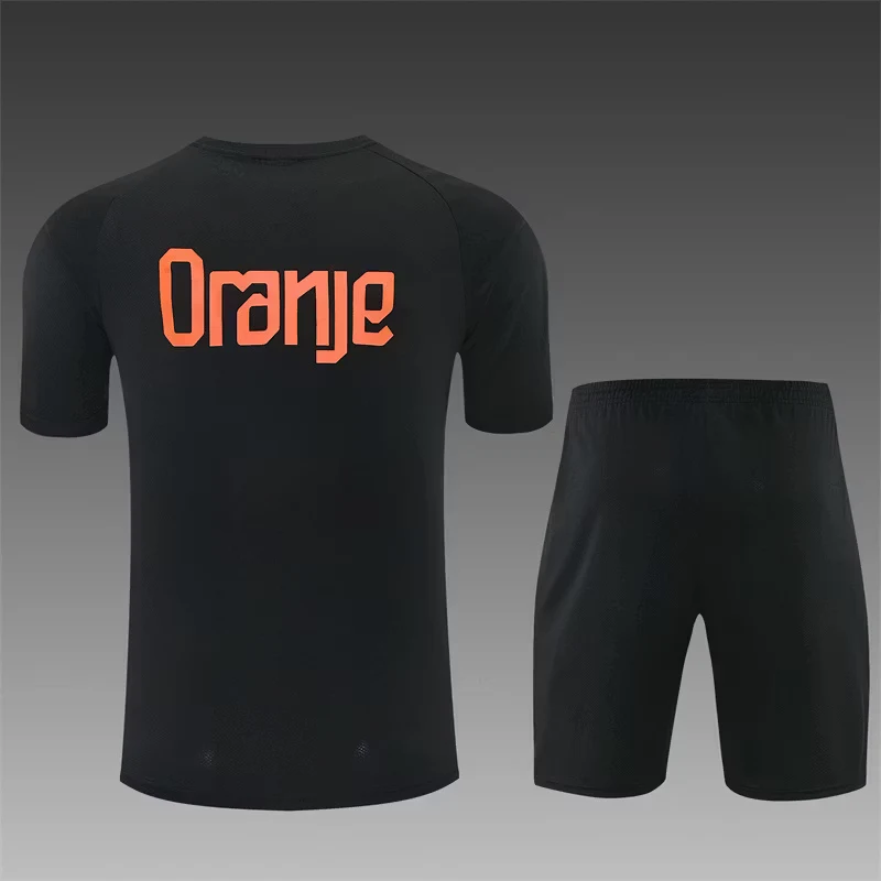 2026-27 Netherlands Black Short-Sleeve Training Jersey view 2