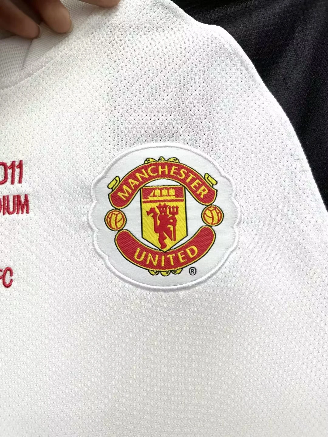 2011-12 Manchester United Away Retro Jersey - Champions League Edition view 9