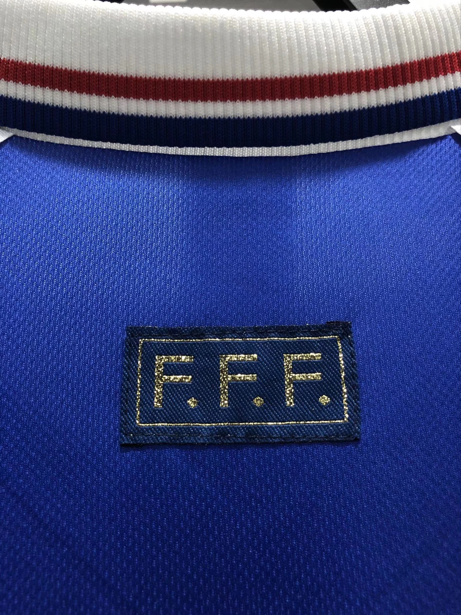 1998 France Home Long Sleeve Retro Jersey view 3