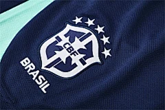 2025-26 Brazil Teal Short Sleeve Training Jersey view 5