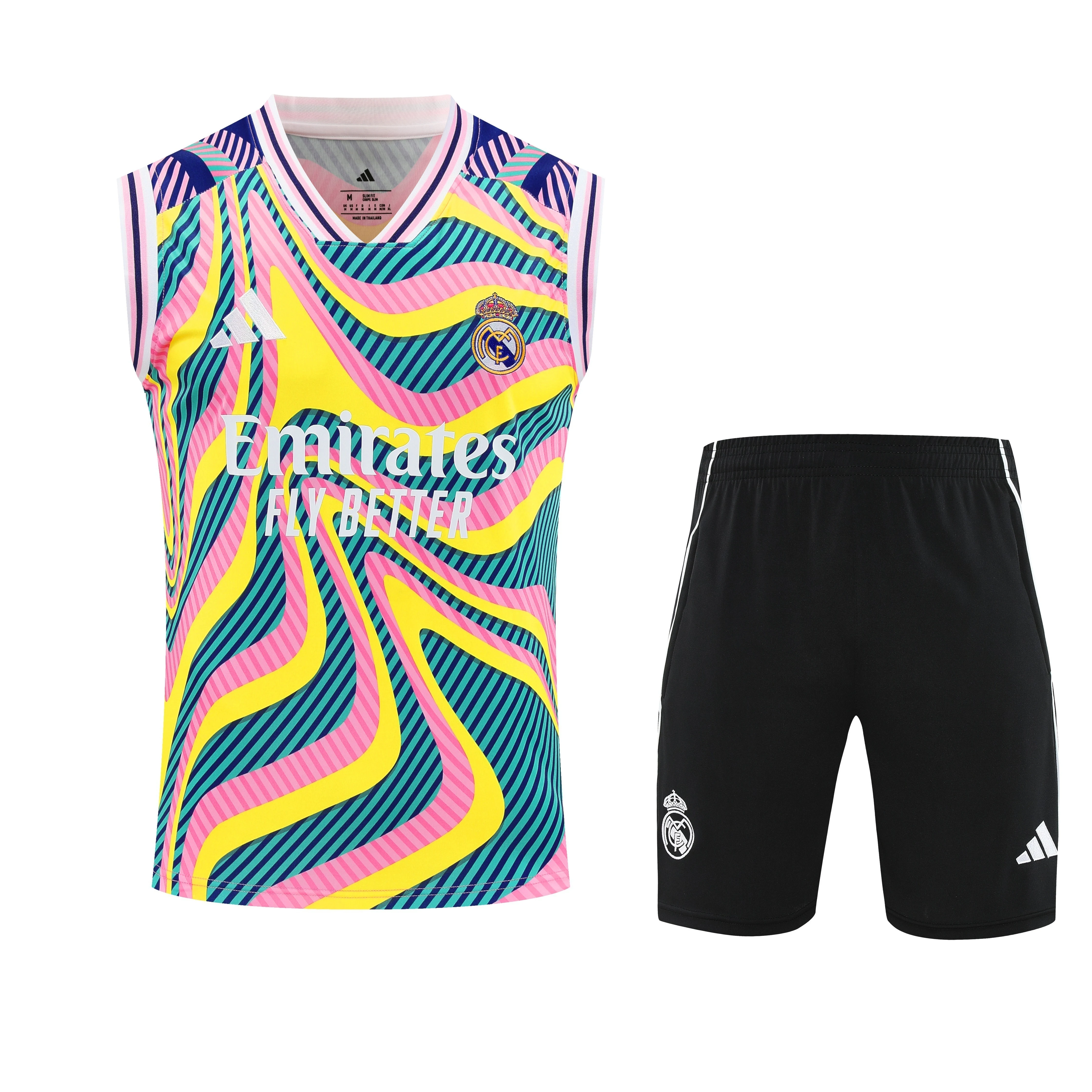 2025-26 Real Madrid Training Vest Jersey view 3