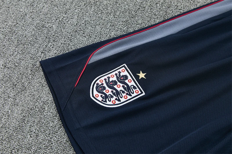 2026-27 Season England Royal Blue Short-Sleeve Training Jersey view 10