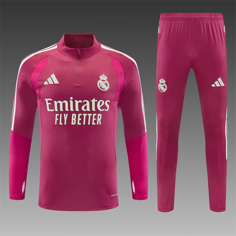 2026-27 Real Madrid Rose-Colored Half-Zip Training Jersey view 20