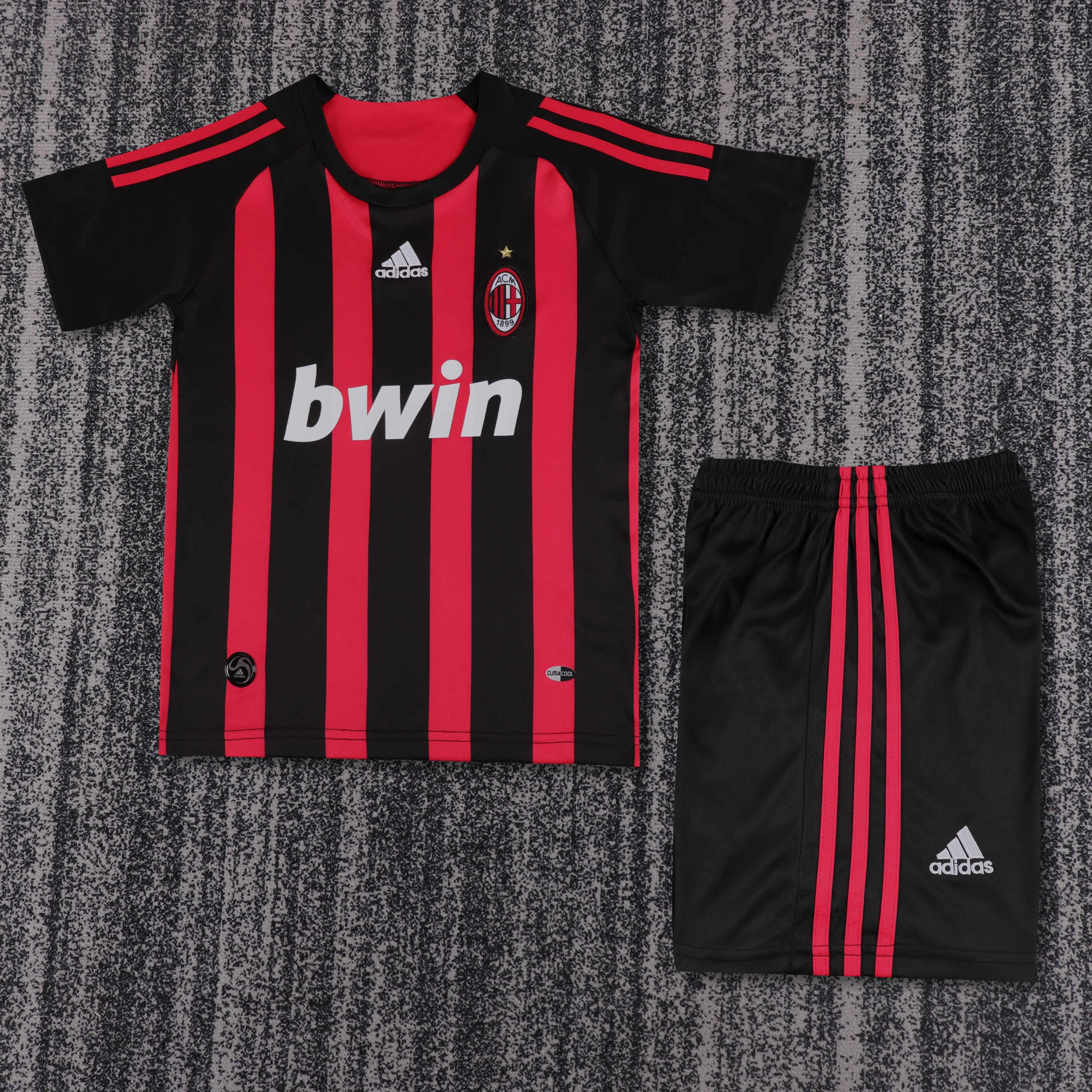 2008-09 AC Home Retro Shirt - Kids Sizes
