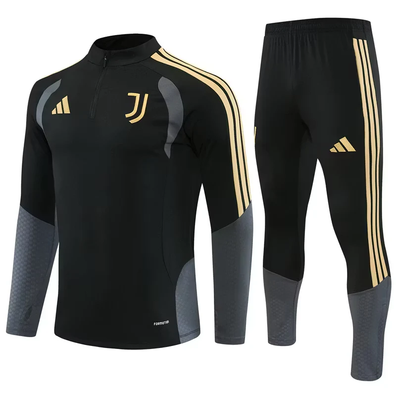 2026-27 Juventus Black Half-Zip Long-Sleeve Training Kit view 17