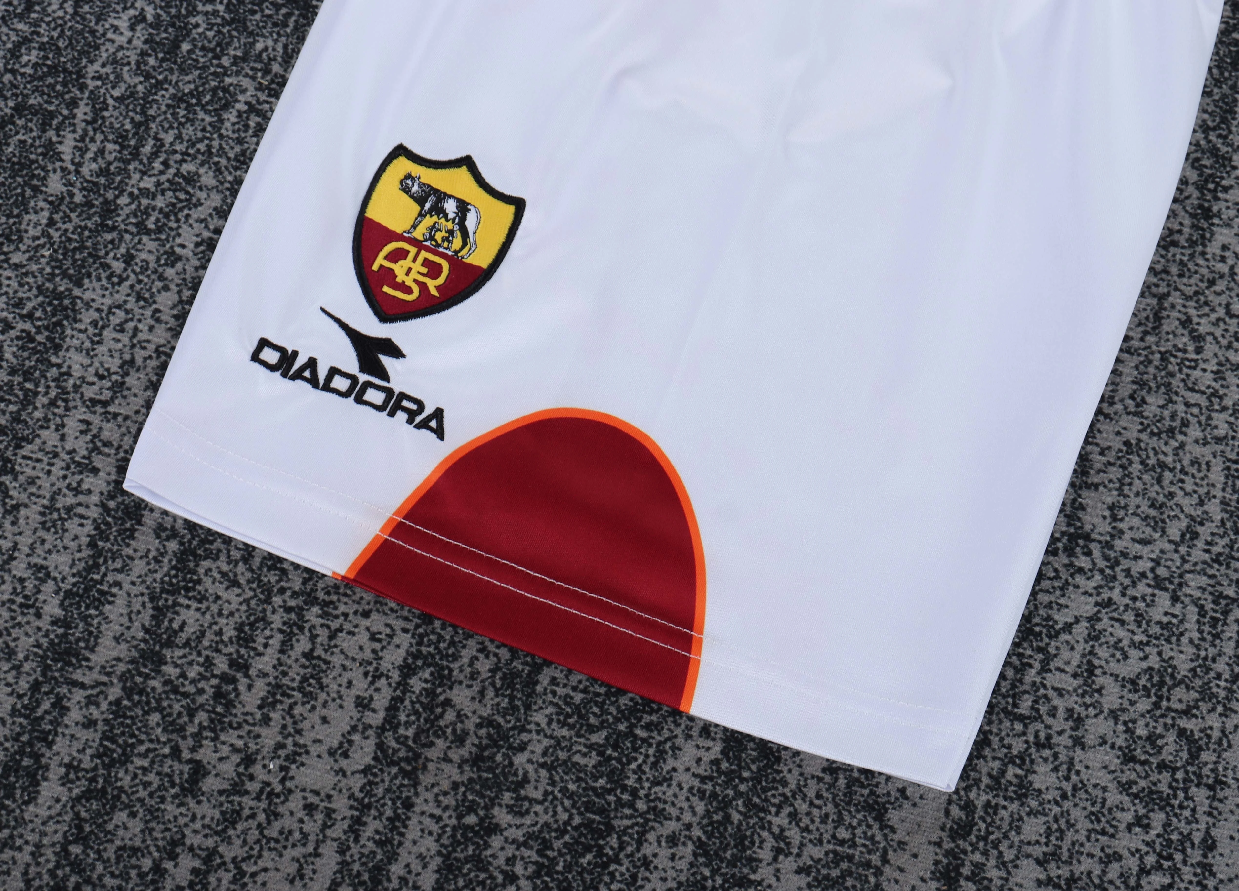 1999-00 Roma Home Retro Jersey - Children's Size view 9