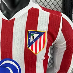 2025-26 Atletico Madrid Home Long Sleeve Shirt - Player Edition view 5