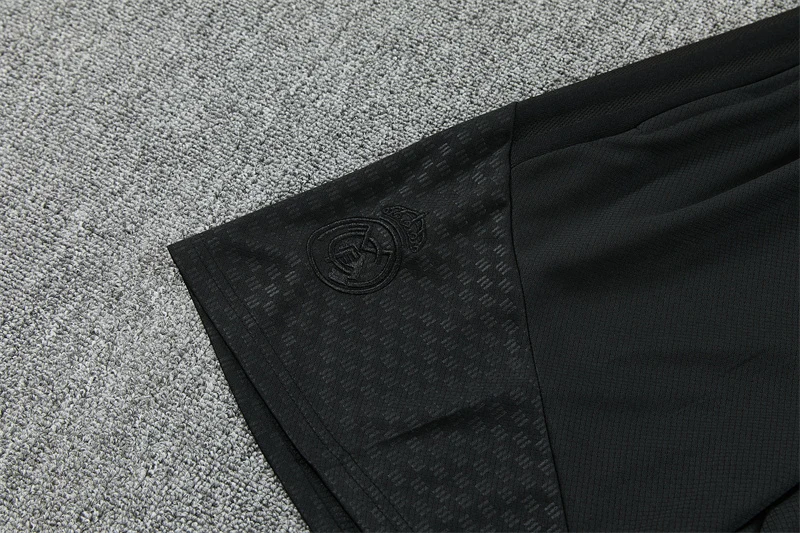 2026-27 Real Madrid Black Short-Sleeve Training Jersey view 4