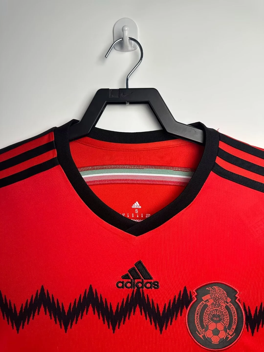 2014 Mexico Home Retro Jersey view 7