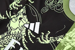 2025-26 Real Madrid Black and Green Short Sleeve Training Jersey view 14