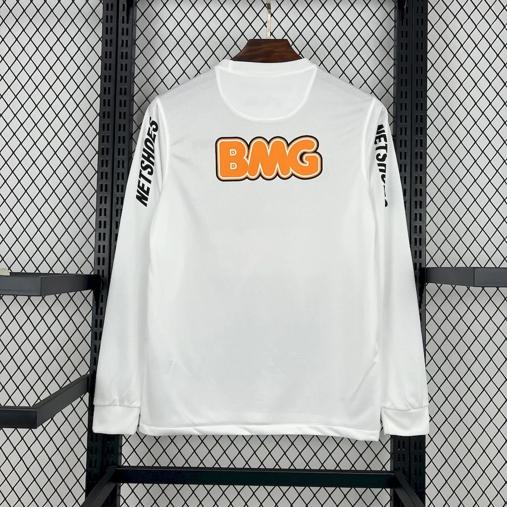 2012-13 Santos Home Long Sleeve Retro Jersey view 2