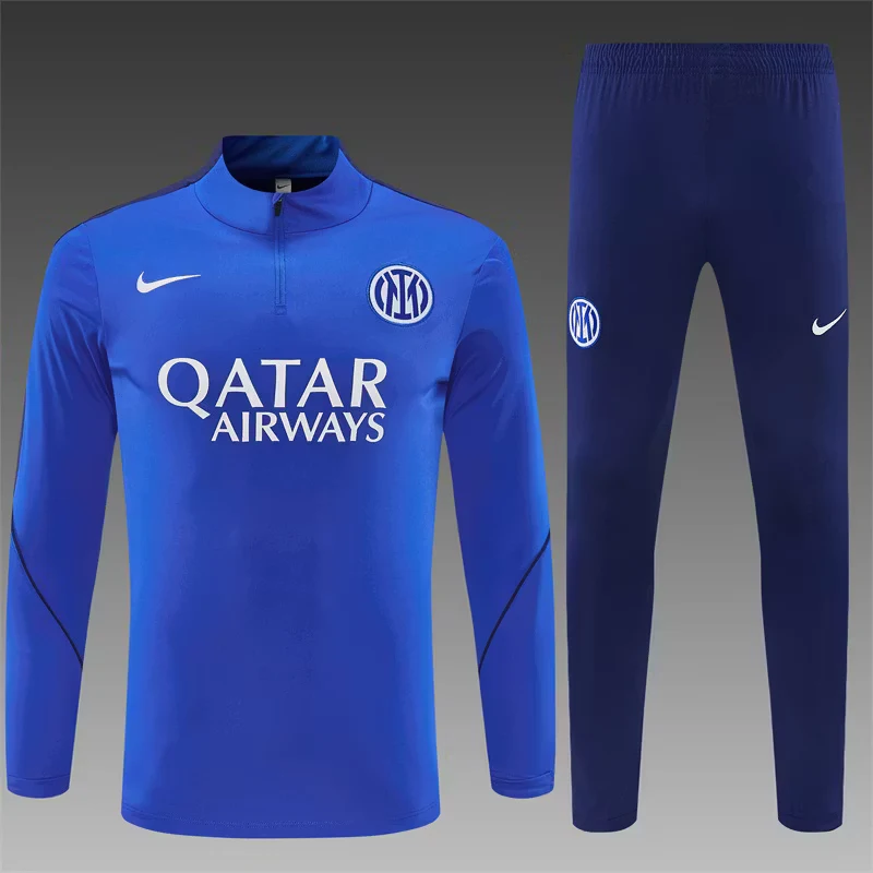 2026-27 Inter Milan Blue Half-Zip Training Jersey view 3