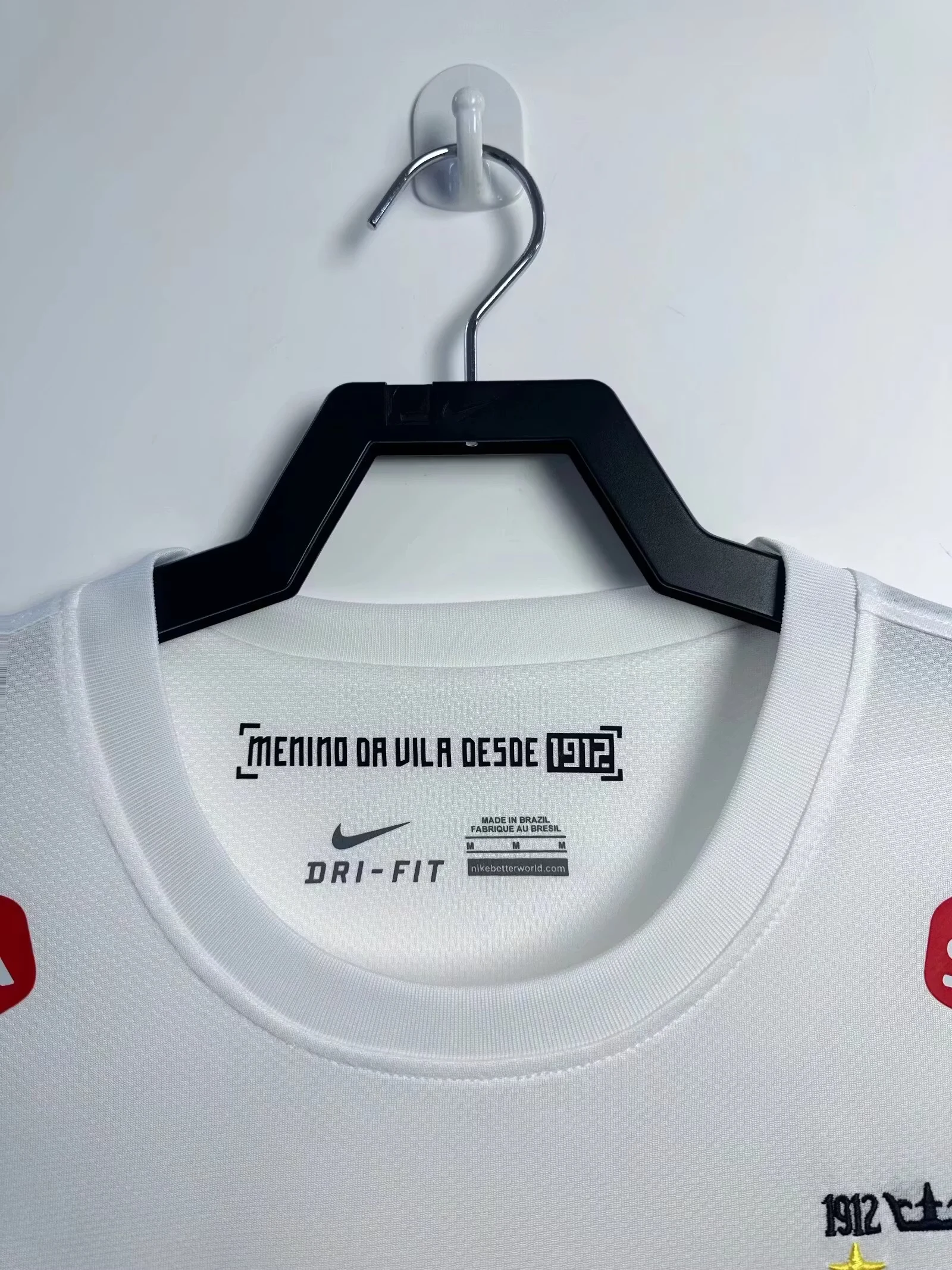 2012-13 Santos Home Retro Jersey (with red epaulettes) view 9