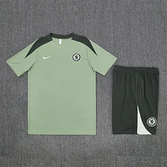 2025-26 Chelsea Light Green Short Sleeve Training Shirt view 16