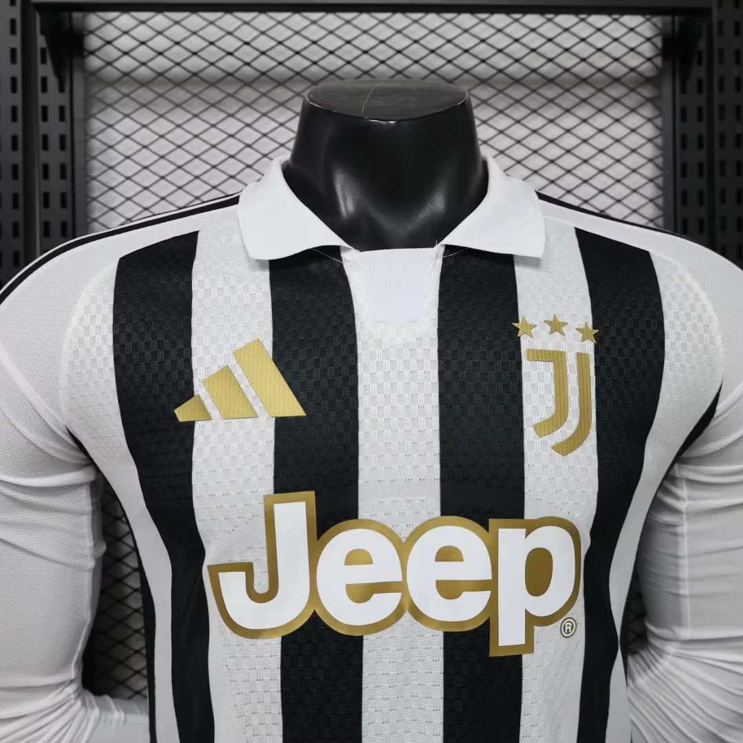 2026-27 Juventus Home Long-Sleeve Jersey - Player Version view 3