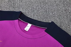 2025-26 Barcelona purple short-sleeved training jersey view 9