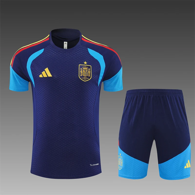 2026-27 Spain Royal Blue Short-Sleeve Training Jersey view 15