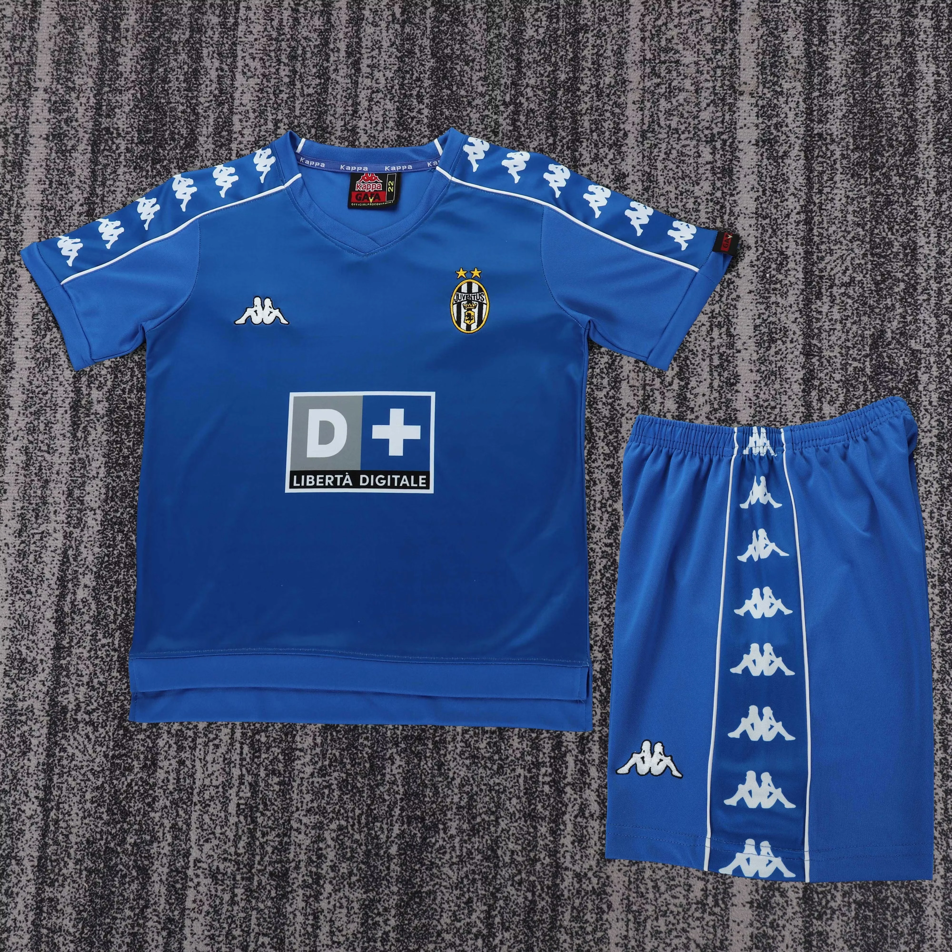 1999-00 Juventus Away Retro Jersey - Children's