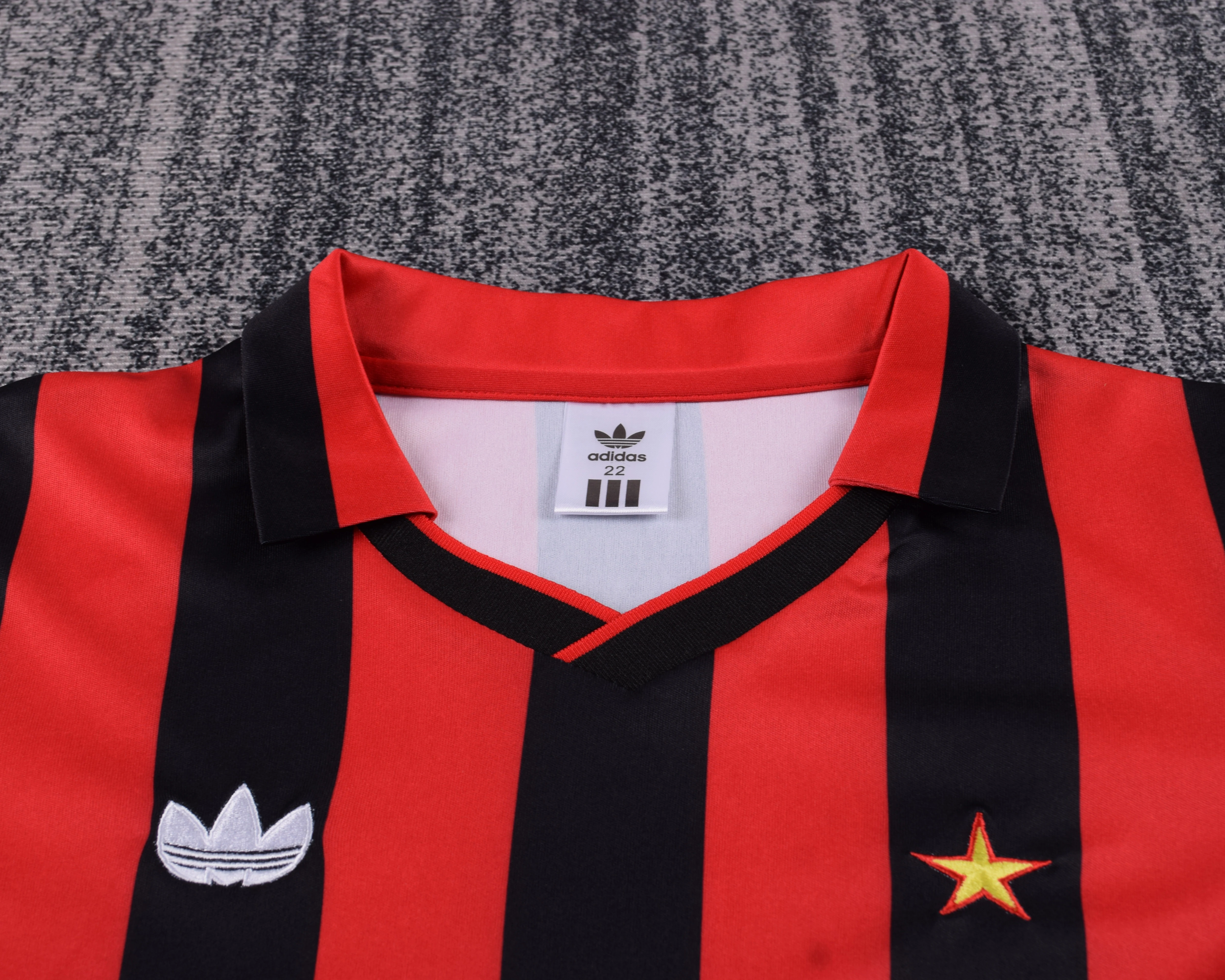 1990-91 AC Home Retro Shirt - Kids view 8