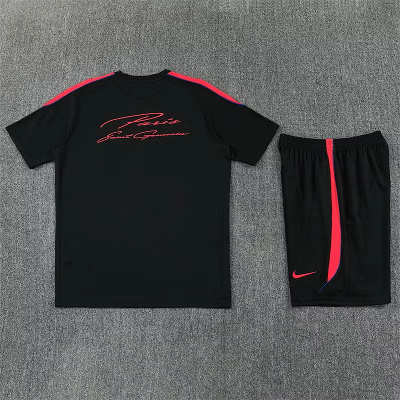 2026-27 Paris Black Short-Sleeve Training Jersey view 14