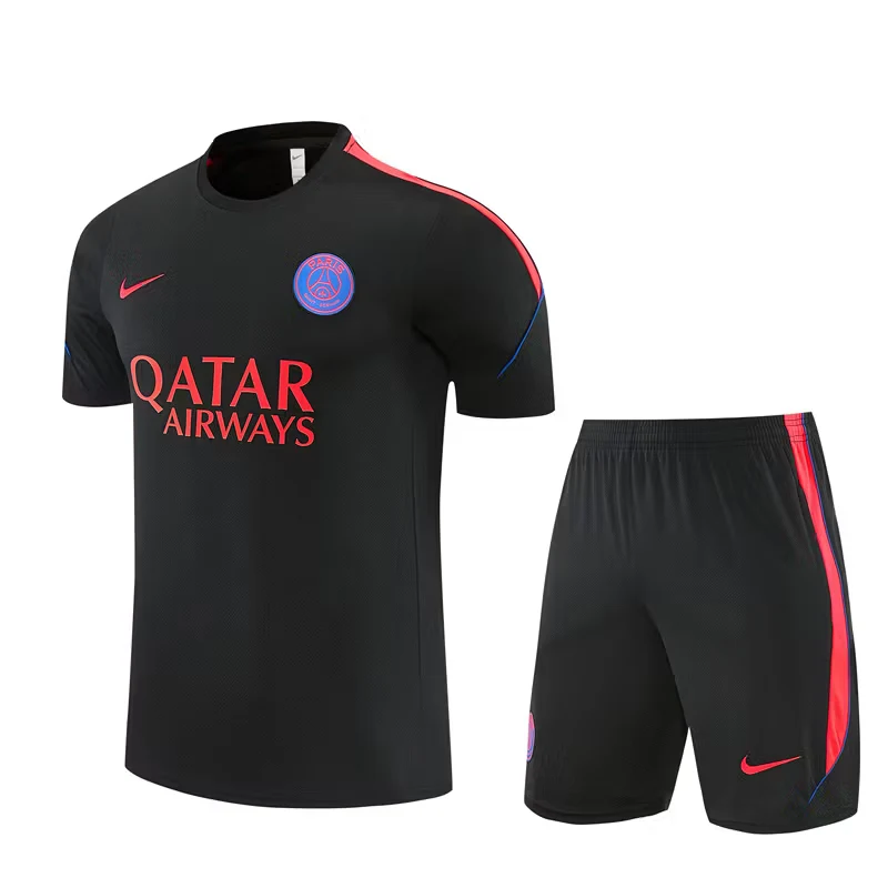 2026-27 Paris Black Short-Sleeve Training Jersey view 16