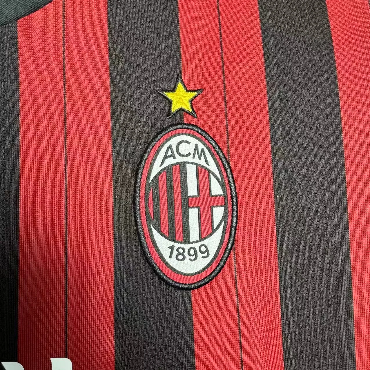 2013-14 AC Home Long Sleeve Retro Jersey view 5