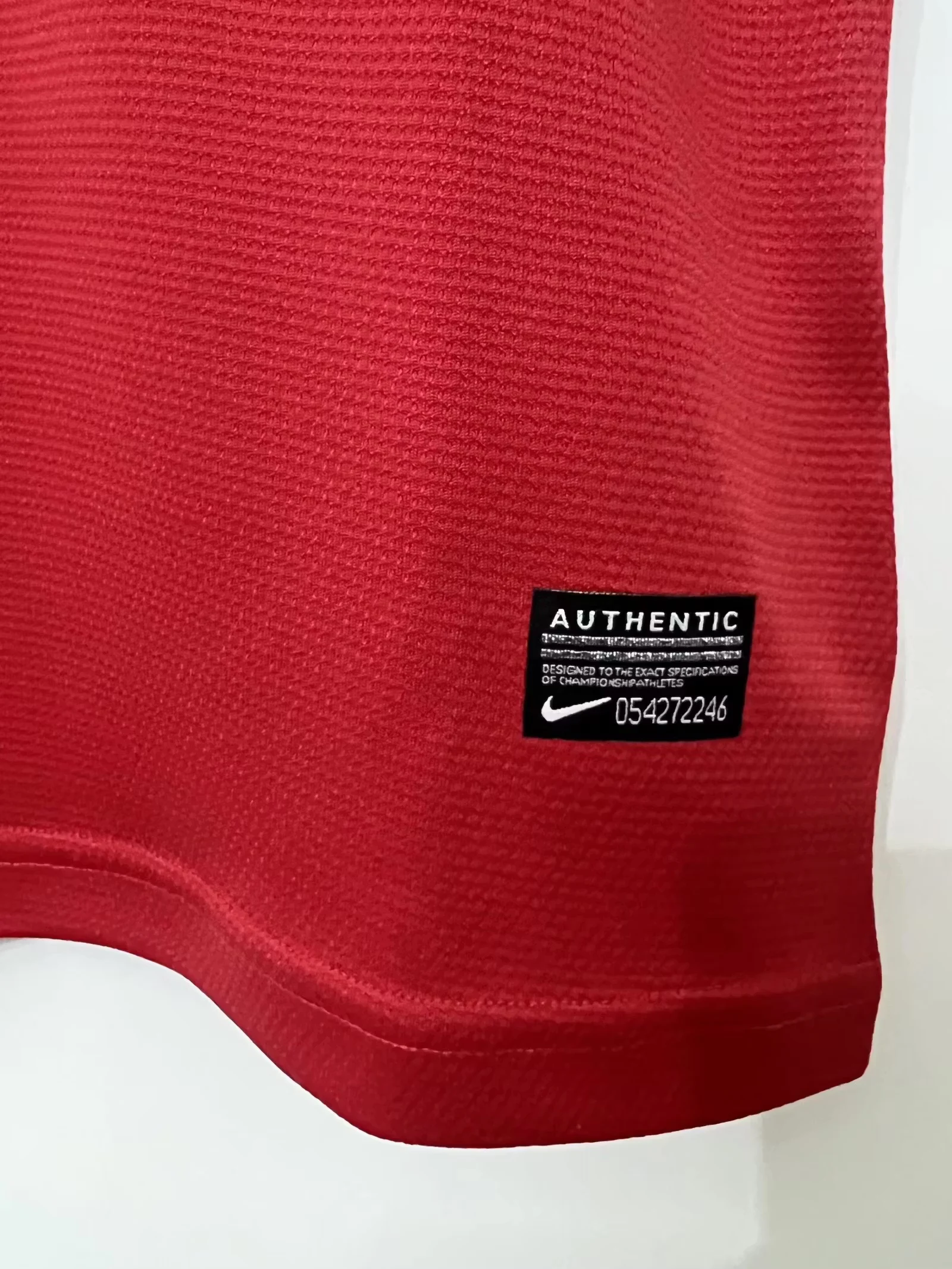 2013-14 Manchester United home retro jersey view 4