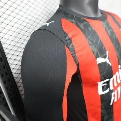2025-26 AC Home Long Sleeve Jersey - Player Edition view 6