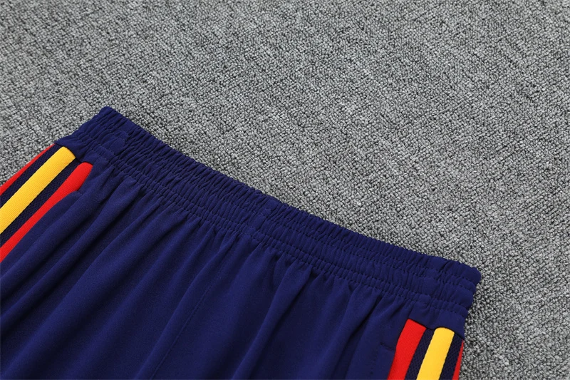 2026-27 Spain Royal Blue Half-Zip Training Jersey (Two Stars) view 6