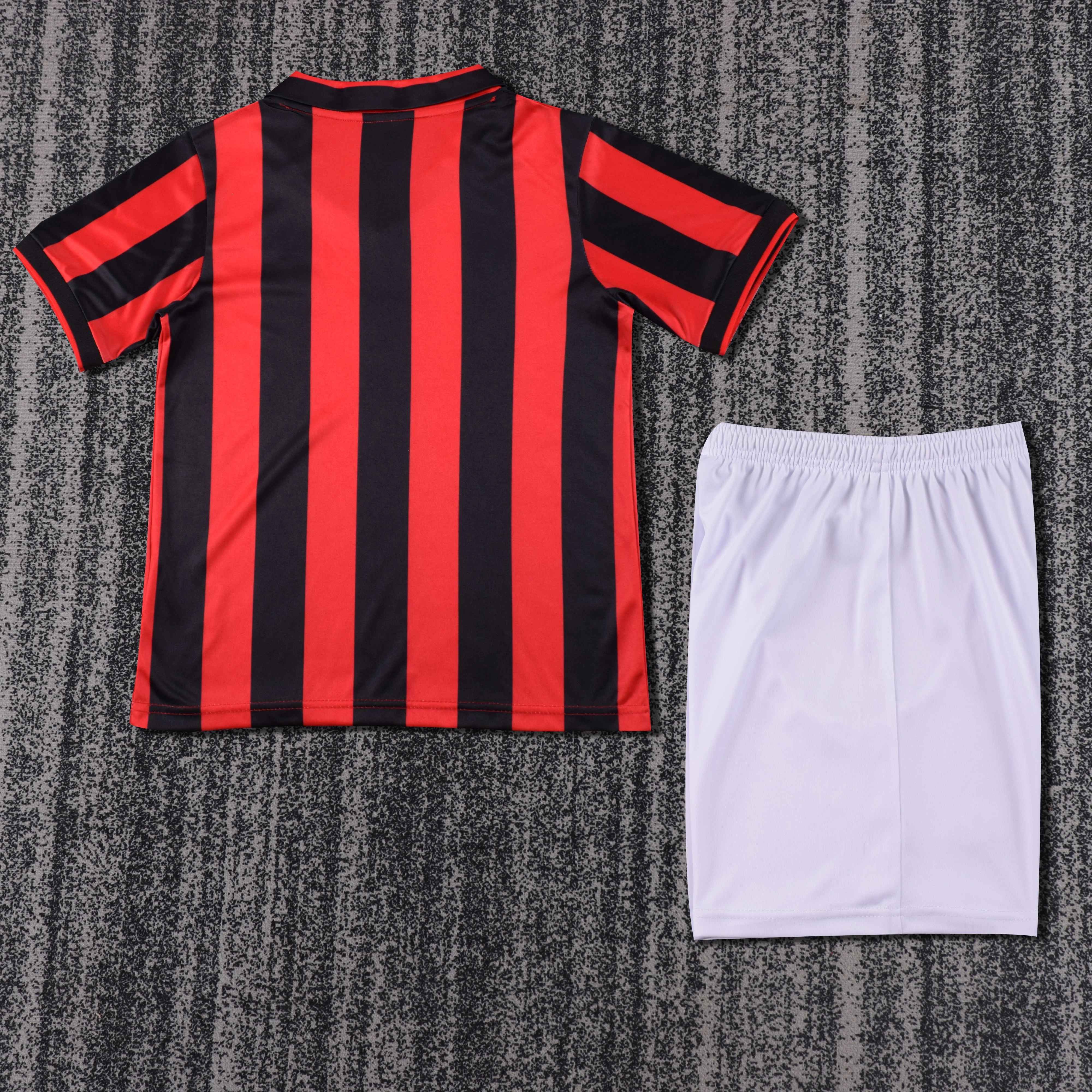 1990-91 AC Home Retro Shirt - Kids view 2