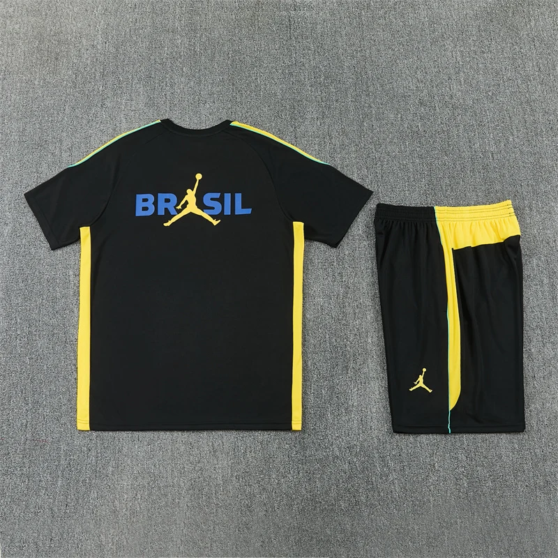 2026-27 Brazil Black Short-Sleeve Training Jersey view 15
