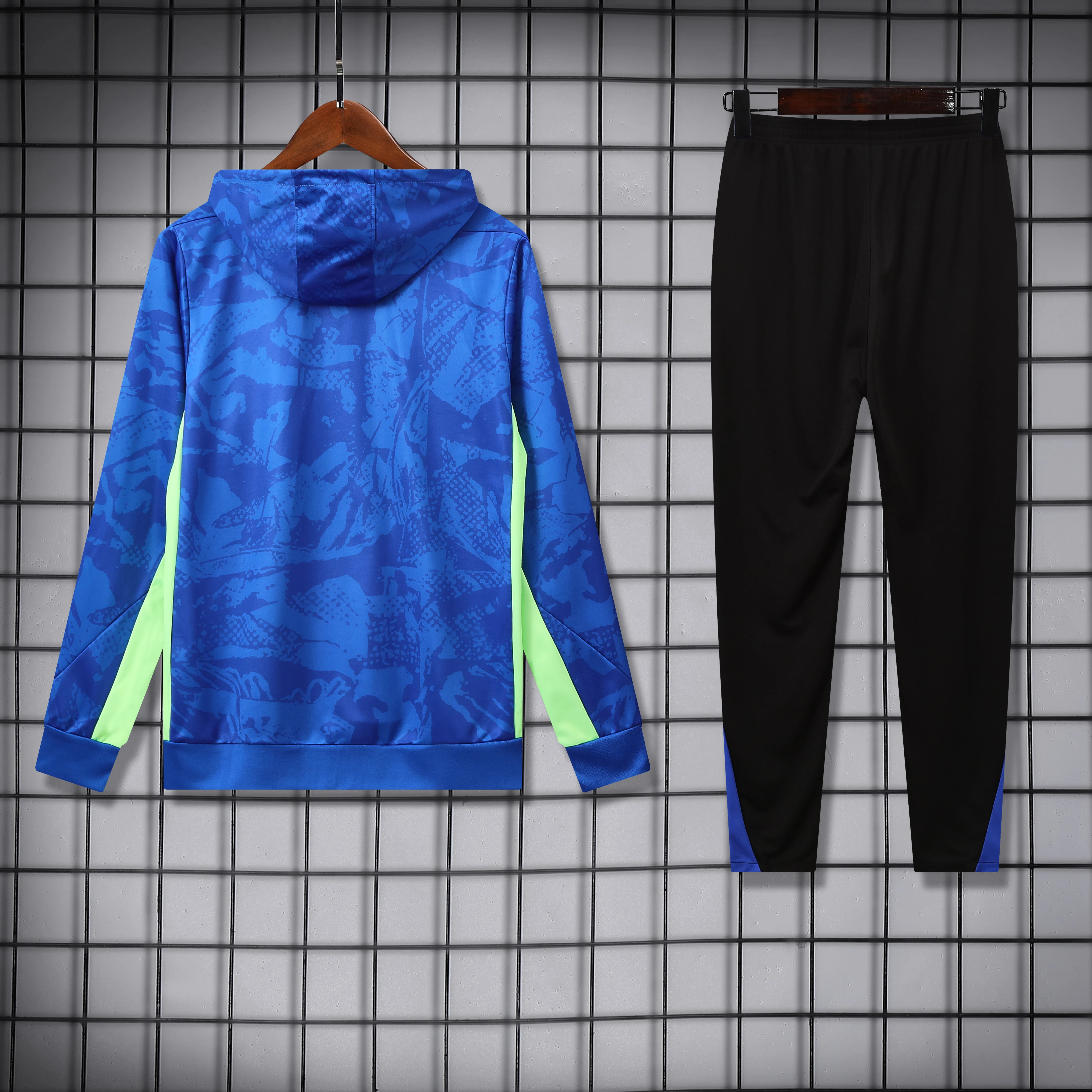 2025-26 Barcelona Blue Half-Zip Training Jersey view 2