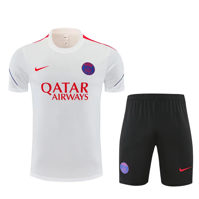 2026-27 Paris White Short-Sleeve Training Jersey view 17