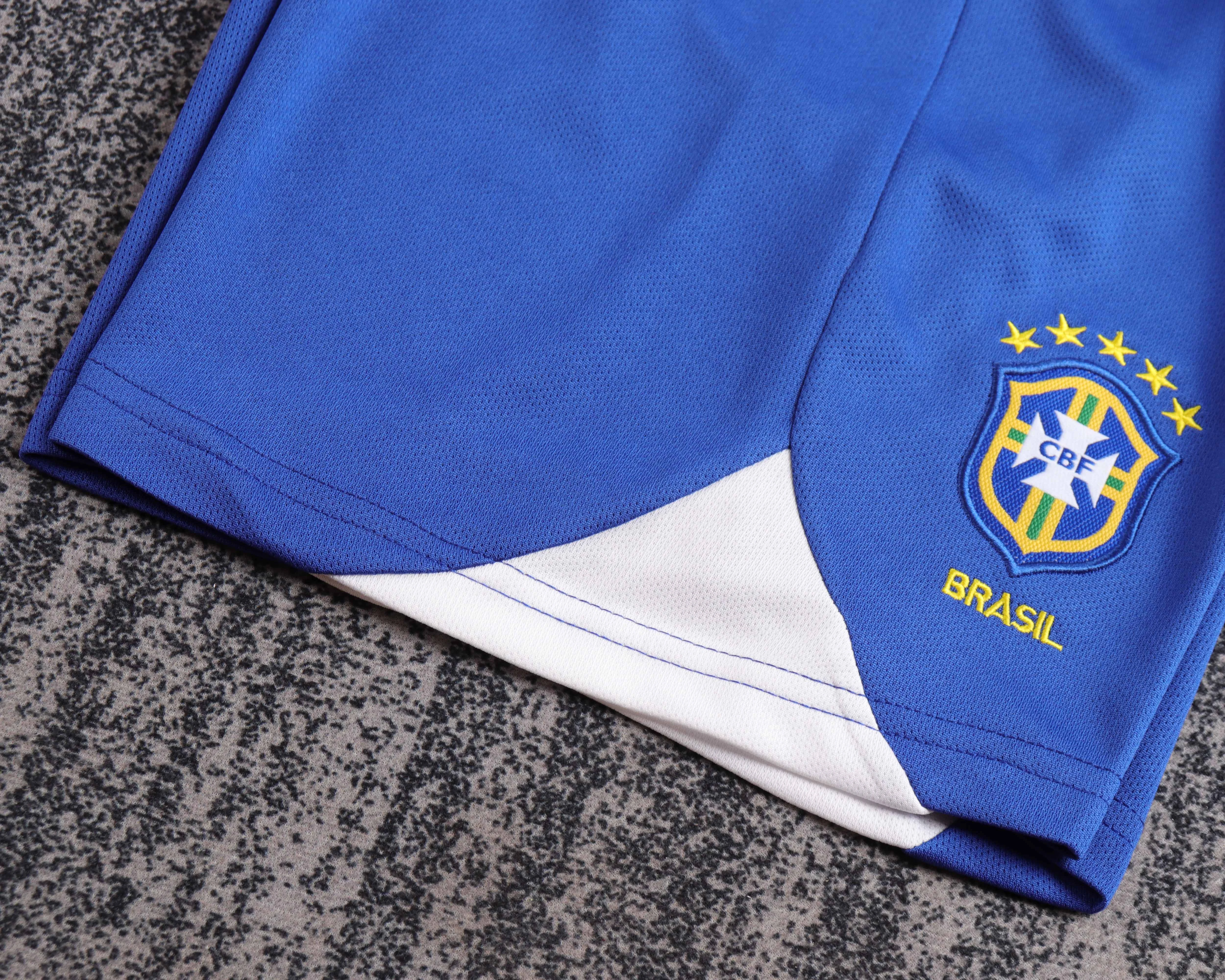 2004 Brazil Home Retro Shirt - Kids Sizes view 4