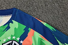 2025-26 Brazil Teal Short Sleeve Training Jersey view 14