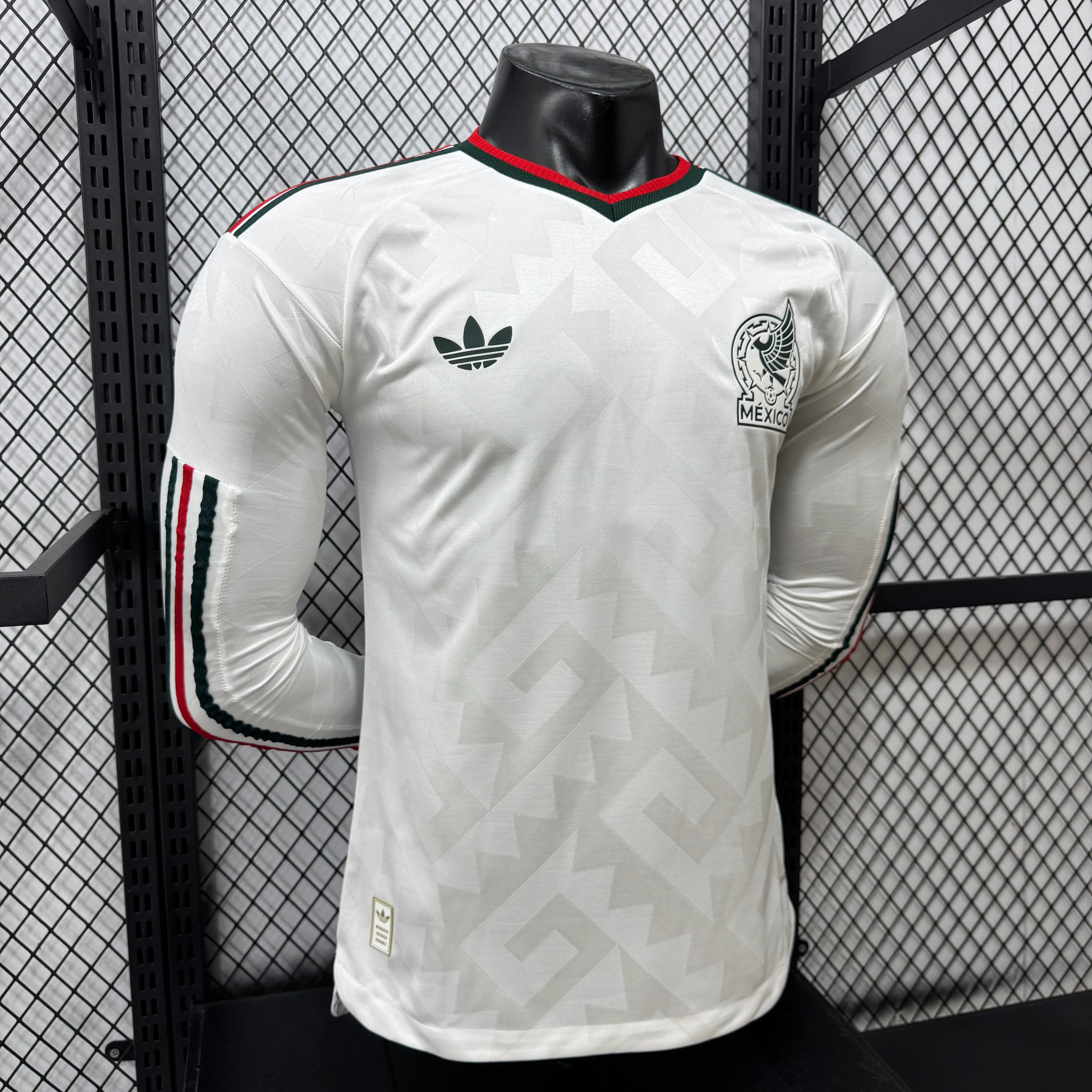 2026-27 Mexico Away Long-Sleeve Jersey - Player Version view 9