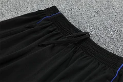 2025-26 Real Madrid yellow and blue camouflage half-pull training uniform jersey view 3