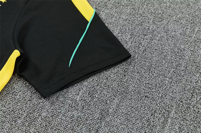 2026-27 Brazil Black Short-Sleeve Training Jersey view 8