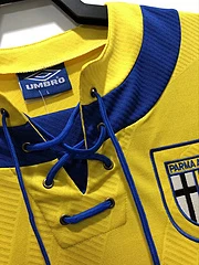 1993-95 Parma yellow retro jersey view 5