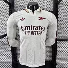 2025-26 Arsenal Away Long Sleeve Shirt - Player Edition view 12