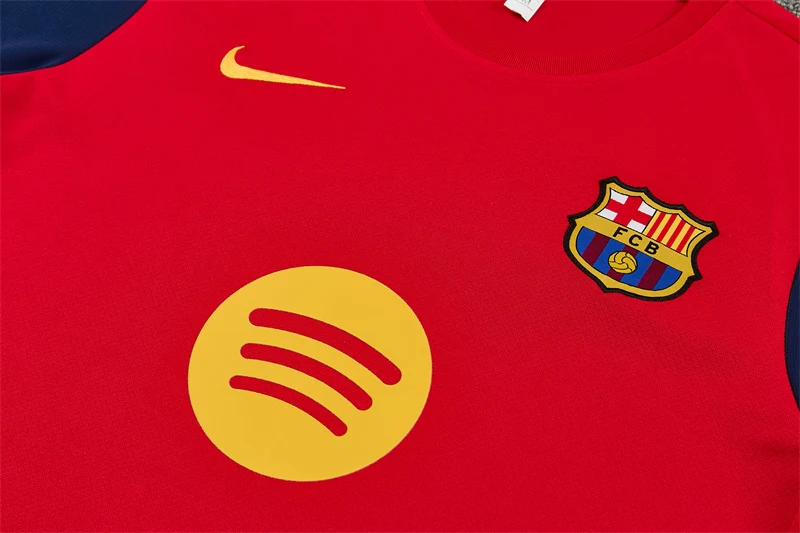 2026-27 Barcelona Red Short-Sleeve Training Jersey view 11