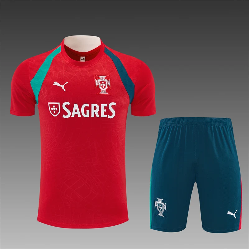 2026-27 Portugal Red Short-Sleeve Training Jersey view 12